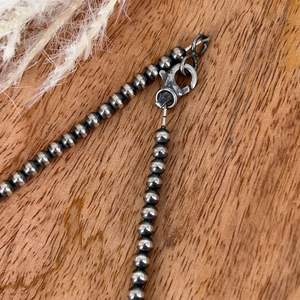 สร้อยไข่มุกเงินสเตอร์ลิงขนาด16นิ้วร้อยลูกปัด4มม. เป็นของขวัญเครื่องประดับที่หรูหราสำหรับผู้หญิง - Product Image 4