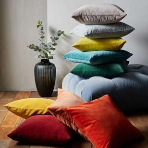 Housse de coussin 18X18 pouces, ensemble de 6 pièces, cache-taie en velours, housse de coussin, faite à la main, housse de coussin décorative, 45x45 cm - Product Image 1
