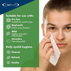 Toallitas limpiadoras Eye Doctor Tea Tree, 20 toallitas - Product Image 2
