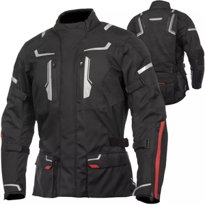 Chaqueta de moto para hombre y mujer, equipo de moto con protección acolchada, tela Cordura transpirable, visibilidad nocturna mejorada - Product Image 2