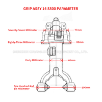 Ensemble de préhension d'outils Brother S500 14T, Pièces de rechange pour perceuse-taraudeuse à magazine ATC Brother S500 14T