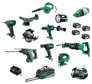 Nuevo Kit Combinado de Clavadora Inalámbrica Multivoltaje HiKOKlI de 18V/36V y 5.0Ah, 3 Piezas - FRAMERPROPACK3PC con ENVÍO GRATUITO - Product Image 1