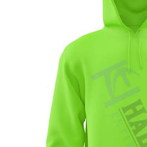 Custom lime <b>green</b> <b>hoodie</b> with diagonal hadeed print stylish unisex pullover sweatshirt casual streetwear <b>hoodie</b> - Product Image 3