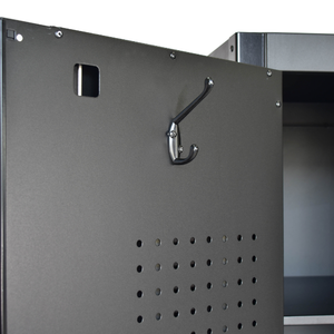 Armoire de rangement d'outils en acier inoxydable à 3 niveaux de haute qualité de 48cm, option OEM personnalisable pour atelier de garage de mécanicien industriel - Product Image 5