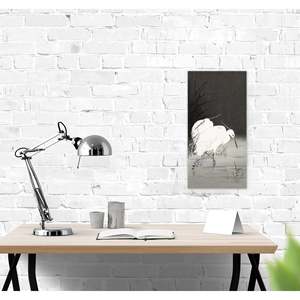 Impresión artística de Ohara Koson: Dos ancianos en el pantano, elegante composición de naturaleza muerta - Product Image 2