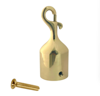 Attache de corde robuste couleur or poli pour balustrades de terrasses/quais/escaliers