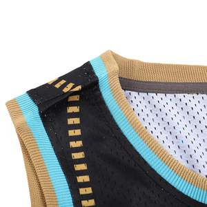 เสื้อบาสเก็ตบอลสำหรับผู้ชายเสื้อบาสเก็ตบอลผ้าเจอร์ซี่น้ำหนักเบาป้องกันริ้วรอยใส่เล่นกีฬา - Product Image 4