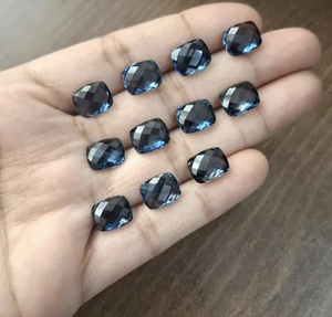 เบาะพลอยโทแพซลอนดอนสีฟ้าธรรมชาติสำหรับทำเครื่องประดับ - Product Image 2