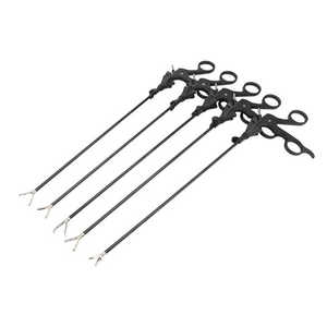 Ensemble laparoscopique médical en acier inoxydable à poignée déverrouillée réutilisable de 5 mm, pinces chirurgicales laparoscopiques, pinces Narham Enterprises - Product Image 5