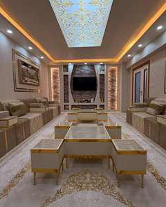 Asientos Orientales para el Suelo, Sofá Étnico, Sofá Árabe Majlis, Sofá Estilo Otomano, Conjunto Árabe Jalsa, Asientos Orientales de Lujo para el Suelo - Product Image 5