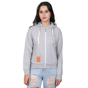 Sweat-shirt à capuche pour femme, respirant, 100% coton, manches longues, pour l'hiver - Product Image 1