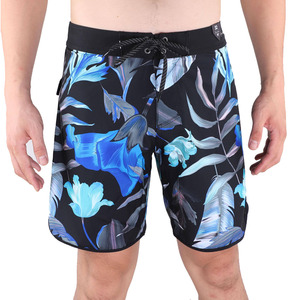 Short de bain à séchage rapide pour hommes Impression sublimée de haute qualité Taille élastique pour hommes Maillot de bain respirant en polyester pour hommes - Product Image 4