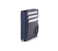 Titulaire de la carte 2023 Offre Spéciale en cuir véritable de qualité supérieure pour homme boîte-cadeau personnalisé bleu marine mode 10*7*2.5 2-5 jours 0.1kgs