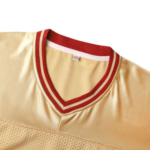 Camiseta de fútbol para hombre de tendencia Camiseta de fútbol Poliéster cómodo Diseños sublimados personalizados Corte automatizado OEM - Product Image 3