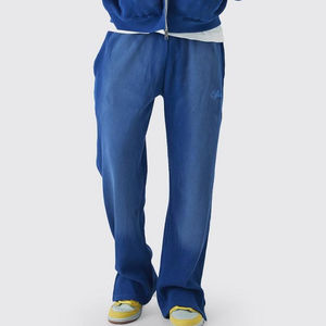 Ensemble de survêtement zippé 2-en-1 pour homme, en coton 100% uni, avec capuche, personnalisable OEM, vente en gros, collection hiver - Product Image 4