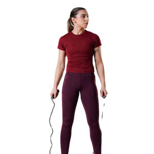 Excelente calidad Heavyweight 100% algodón Color sólido Ropa de calle Camisetas transpirables Mujeres Camisas Tops para el verano - Product Image 3