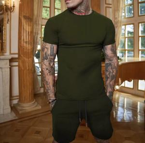 New Cotton Summer Street Wear <b>Shorts</b> <b>Sets</b> <b>Men</b> Loose Style 2 Pieces <b>T</b>-<b>shirt</b> & <b>Shorts</b> Hip Hop <b>Men</b> Casual Sweat Printed <b>Set</b> - Product Image 5