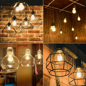 Bombilla LED de Filamento Estilo Vintage A60 4W/8W Dorada, Base E27, 470lm/800lm, Blanco Cálido 2200K, Uso Residencial - Product Image 4
