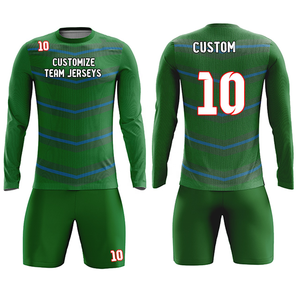 Survêtement d'entraînement respirant imprimé personnalisé uniformes de maillot de football pour hommes adultes enfants costumes de sport d'équipe de football pour garçons - Product Image 5