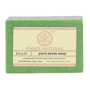 Handmade Glycerine Pure Neem <b>Soap</b> Natural Antibacterial Skin Care Bar Deep Cleansing Acne Control Private Label Bulk Supply - Product Image 3