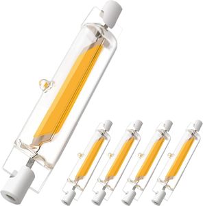 Clar-r7s dẫn bóng đèn 78mm 118mm, tuyến tính kéo dài đèn 6W 13W, tiết kiệm năng lượng ánh sáng cho đèn pha và máy chiếu - Product Image 1