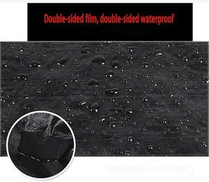 Bền không thấm nước màu đen Polyester bạt nặng cường độ cao Vật liệu ngoài trời - Product Image 5