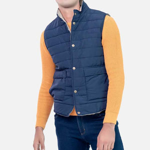 2025 chaleco térmico acolchado personalizado para hombre, cortavientos sin mangas de invierno, chaleco cálido, chaquetas, ropa para hombre, contraste de estilo callejero - Product Image 1