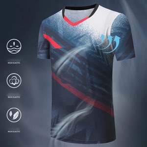 Sports Quick-drying Shirt V-neck Women's Short Sleeve Running Fitness Badminton Volleyball <b>Table</b> <b>Tennis</b> Training Summer Clothes - Product Image 5