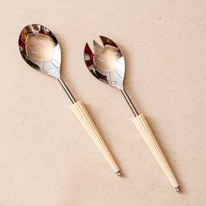 ชีสสไปเดอร์สีเงินสว่างมือจับแฮนด์เมดผูกปมคู่กับการออกแบบนูนปลายชุดสไปเดอร์ชีสสไตล์ตะวันตก - Product Image 4