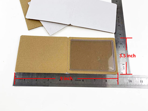 Chất lượng cao 3.5x4.5 inch tấm các tông sóng giấy các tông Divider thẻ kinh doanh thư mục stiffeners cho chủ sở hữu thẻ - Product Image 3