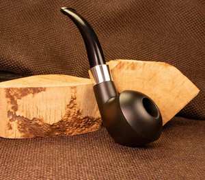 Natural Hardwood Handmade Modern Reusable Bent Type Cigar Smoking Tobacco <b>Pipe</b> - Product Image 4