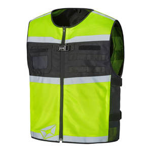 2023 gilet réfléchissant maille crochet boucle gilet de sécurité gilet de travail Hi Vis noir réfléchissant OEM gilet personnalisé - Product Image 3