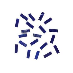 Pierre précieuse naturelle en lapis-lazuli bleu hautement poli, 8x16 mm, rectangulaire lisse, double plat, calibrée, pierre précieuse en vrac pour la fabrication de bijoux - Product Image 6