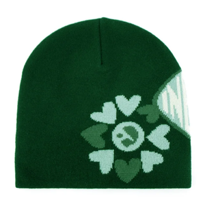 Gorro de invierno acrílico 100% de diseñador, gorro Jacquard sin puños, gorro sin pliegues, gorro Jacquard cálido para viajes, patrón de dibujos animados - Product Image 6