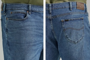Pantalones Vaqueros de Mezclilla 2026, Moda Casual, Ajustados, Elásticos, Estilo Hip Hop, con Detalles Laterales de Algodón Oscuro, Originales, Rotos, Ajustados, Tallas Grandes para Hombre - Product Image 5