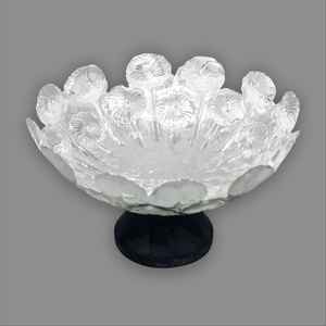 Bol plaqué argent avec base bleue pour table de table et vaisselle de restaurant d'hôtel à domicile - Product Image 1