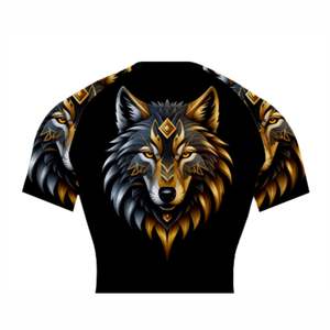 Fabrication de vêtements de fitness à séchage rapide pour hommes chemise à manches courtes Horror Surf Anti UV et respirante - Product Image 6