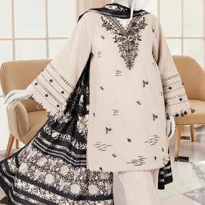 Robe de soirée de luxe pour femmes, brodée de sequins, faite à la main, coupe trapèze, longueur genou, dernière collection pour les mariages - Product Image 1