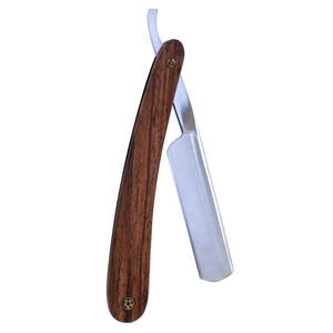 Rasoir pliable jetable simple en acier inoxydable avec bord droit pour barbier, rasage du visage et du corps, bikini, sous les bras - Product Image 2