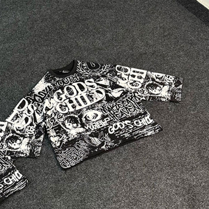 T-shirts thermiques surdimensionnés personnalisés à manches longues pour hommes 100% coton écologiques à séchage rapide et respirants - Product Image 2