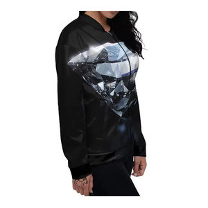 Chaqueta de Moda para Mujer de Primera Calidad al por Mayor, Chaqueta Corta de Cuero de Oveja, Chaqueta Bomber de Color para Mujer - Product Image 4