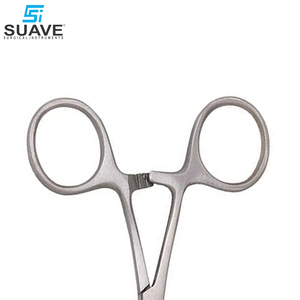 คีมผ่าตัดสแตนเลส90มม. 4นิ้วทรงตรงพิมพ์โลโก้ที่กำหนดเอง - Product Image 5