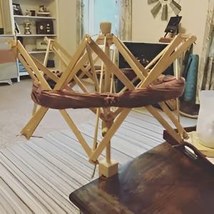 Kit de métier à tisser à bas prix fil en bois outil de tricot rapide fil rapide parapluie fabriqué à la main fini naturel pour la fabrication de boules - Product Image 5