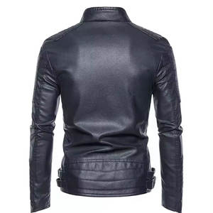 Chaqueta de Cuero Vintage Casual para Motocicleta de Alta Calidad 2025, Abrigo de Cuero Genuino para Hombre, Moda Otoñal - Product Image 5