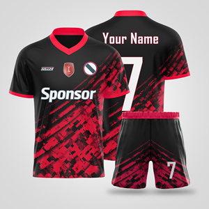 Nueva Ropa Deportiva 2024, Uniforme de Fútbol Sublimado con Logotipo Personalizado, Diseño Gratuito, 100% Poliéster, Nombre del Equipo Personalizado, Hecho en Vietnam - Product Image 6