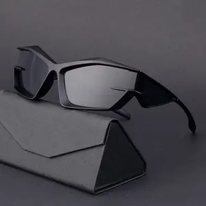 Европейские и американские Персонализированные Солнцезащитные очки специальной формы для мужчин, солнцезащитные очки с технологией тысячелетия будущего, женские очки
