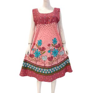 ชุดเดรสคลุมไหล่แบบลำลองสำหรับผู้หญิง ผ้าพิมพ์ลายคุณภาพสูง ใส่สบายในชีวิตประจำวัน โดย Chrysanta - Product Image 5