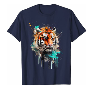 Hot Selling New Fashion Men's High Quality Terry Eco-Friendly Animal Design Printed Breathable <b>Half</b> <b>Sleeve</b> T-<b>Shirt</b> Made Pakistan - Product Image 1