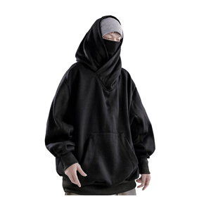 Sudadera con capucha de gran tamaño de algodón 100% Unisex Color personalizado Peso pesado 320 Gsm Estampado de lana de invierno Nuevo en blanco Personalización al por mayor Sólido - Product Image 1