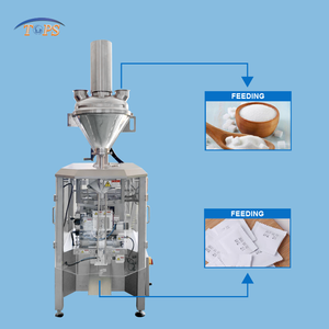 Machine <span class=keywords><strong>d</strong></span>'emballage automatique VFFS pour sachets de poudre (café, sucre, protéines de lactosérum, lait, <span class=keywords><strong>blanc</strong></span> <span class=keywords><strong>d</strong></span>'œuf, farine) en plastique, facile à entretenir, résistante aux produits chimiques - Product Image 6